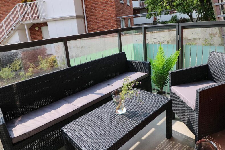 Utemöler på uteplatsen